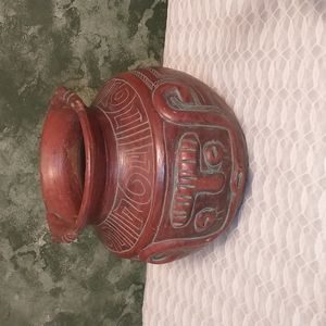 Vintage - Marajoara - Hand Etched/Made 3D Faces from Brazil-Amazon Rain Forrest